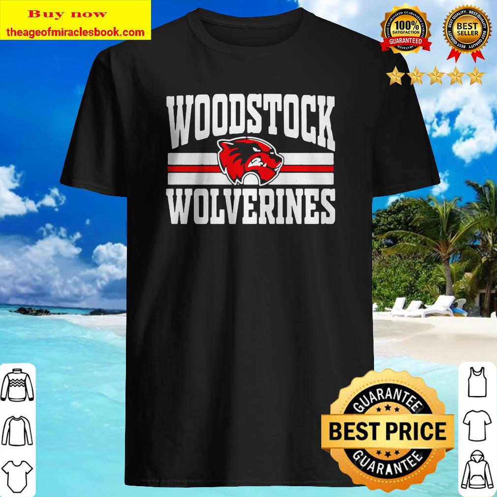 Woodstock high school wolverines logo shirt Woodstock high school wolverines logo shirt