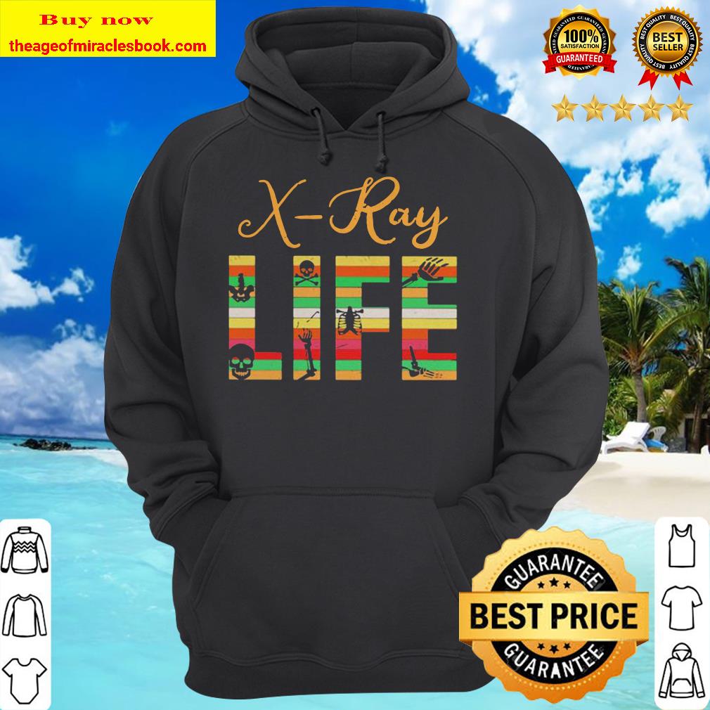 X-Ray Life Radiologist Vintage retro hoodie