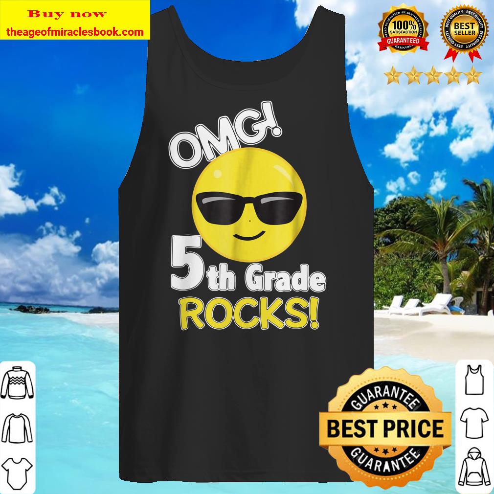 5th Grade Smile First Grade Rocks SHIRT - Emoticon Tee Tank top