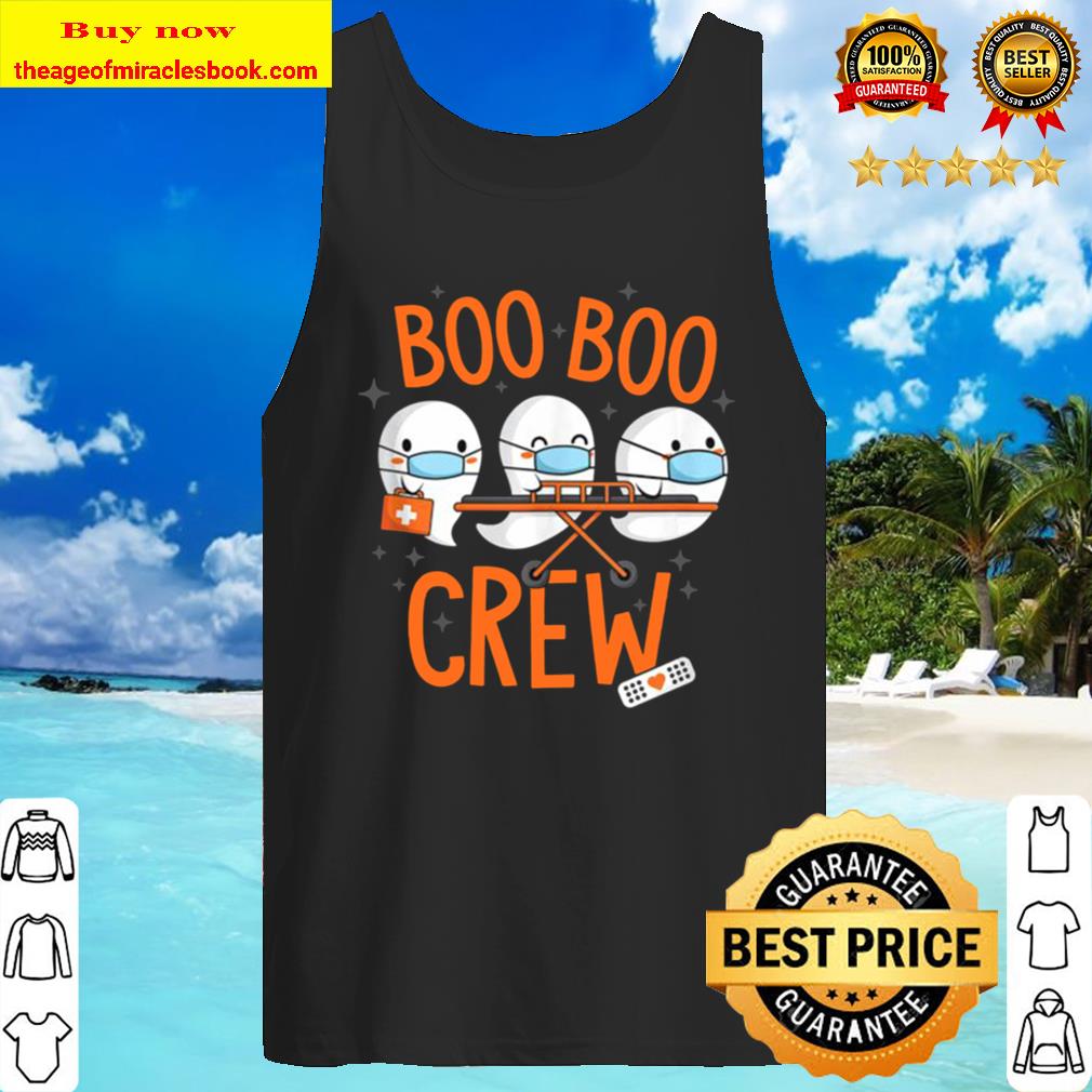Boo Boo Crew Ghost Doctor Paramedic EMT Nurse Halloween Tank Top