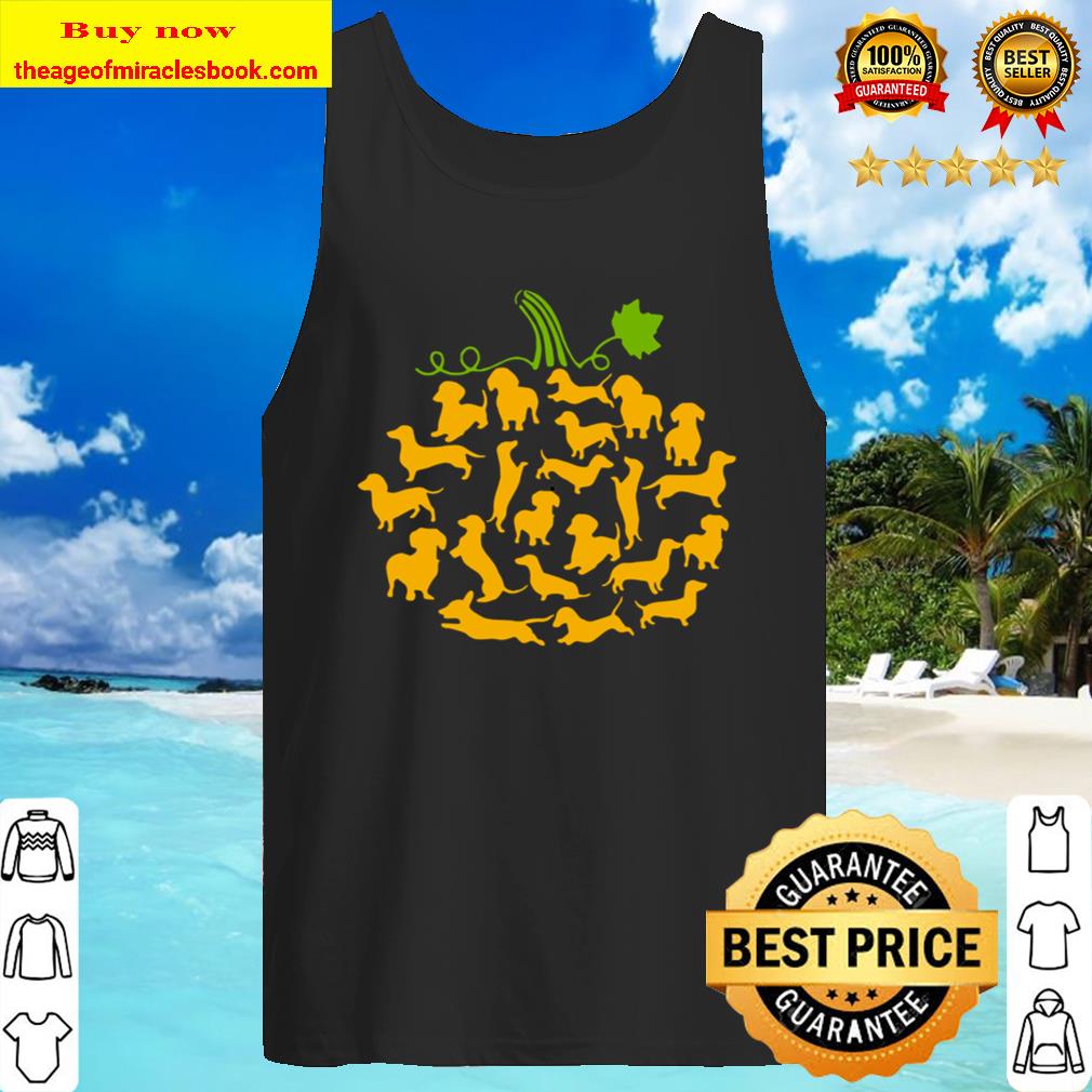 Dachshund Pumpkin Tank Top