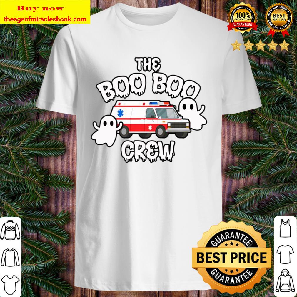 EMT Paramedic EMS Boo Boo Crew Ambulance Ghost Halloween Premium T-Shirt