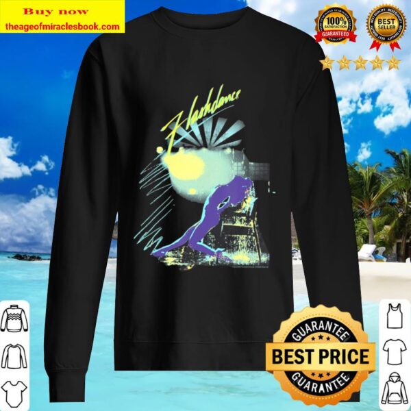 Flashdance Water Drop Silhouette Sweater