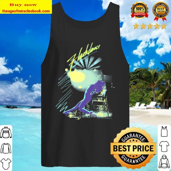 Flashdance Water Drop Silhouette Tank Top