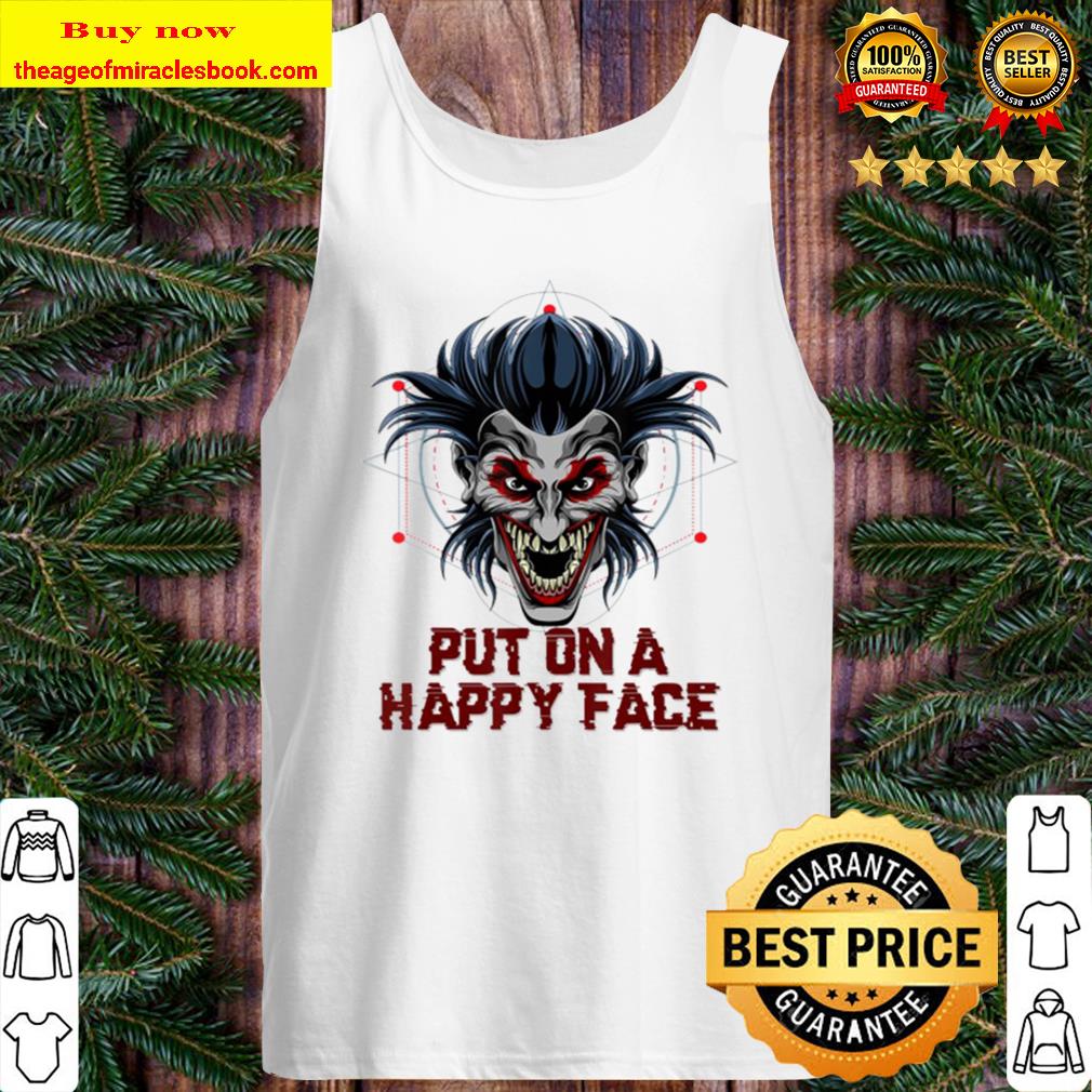 Halloween Evil Killer Scary Clown Horror Gift Tank Top