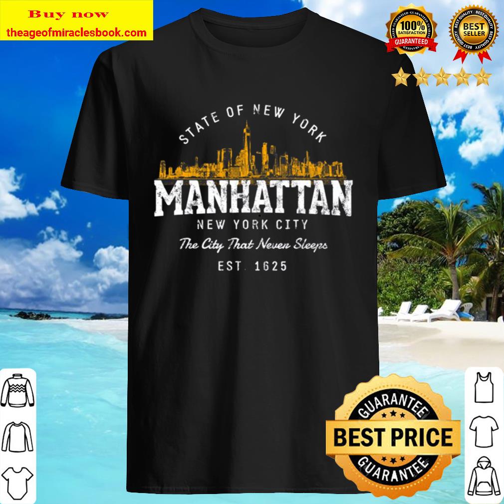 Retro Style Vintage Manhattan Pullover shirt