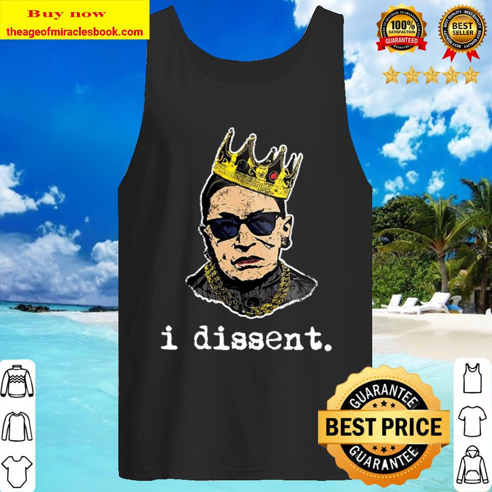 Rip Notorious RBG I dissent Tank Top