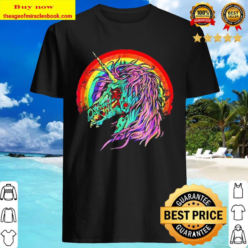 Zombie Unicorn Halloween shirt