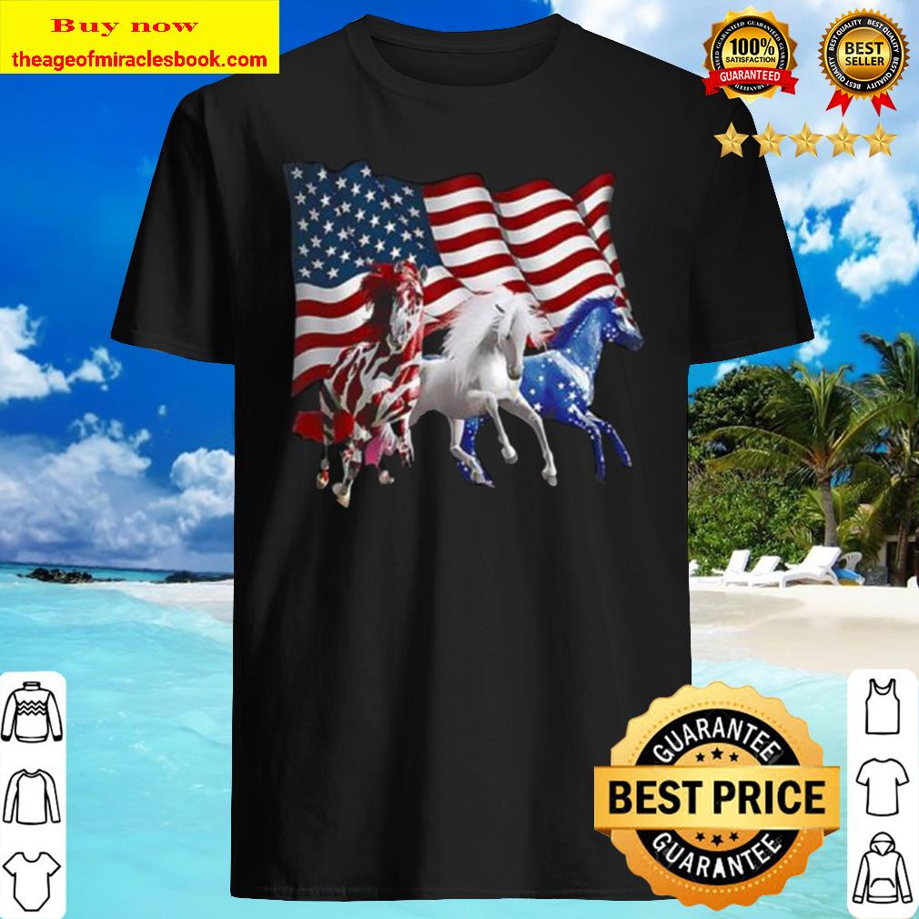 American Flag Horses US Shirt, hoodie, tank top, sweater American Flag Horses US Shirt, hoodie, tank top, sweater