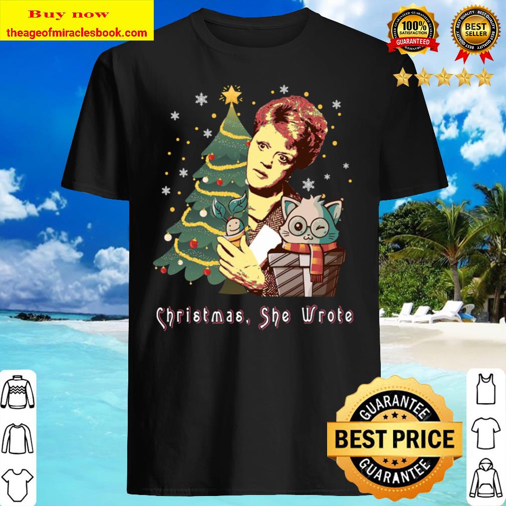 Angela Lansbury Christmas She Wrote Limited Shirt