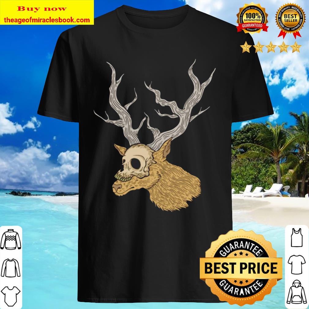 Antelope Skull Day Of The Dead New T-shirt