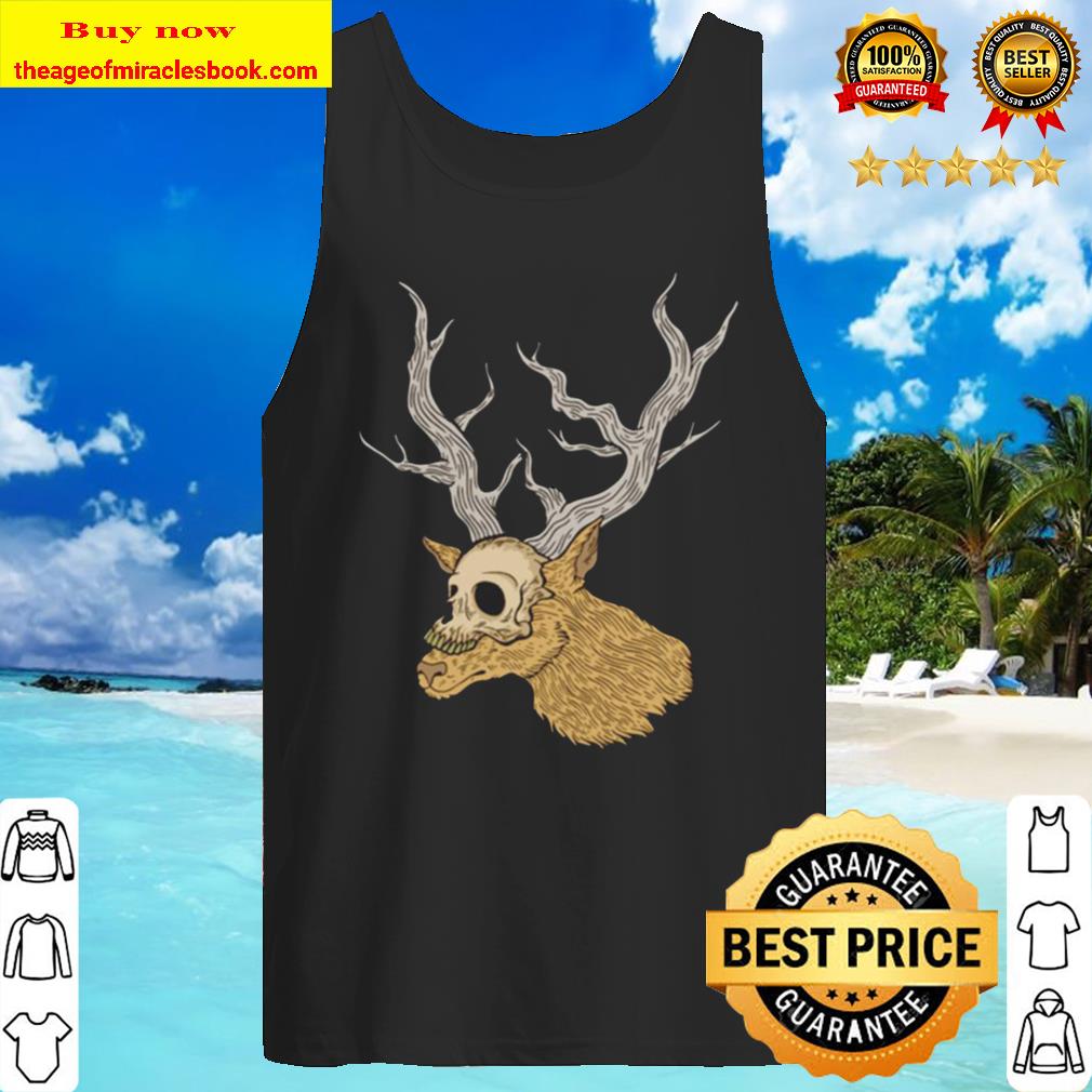 Antelope Skull Day Of The Dead Tank Top