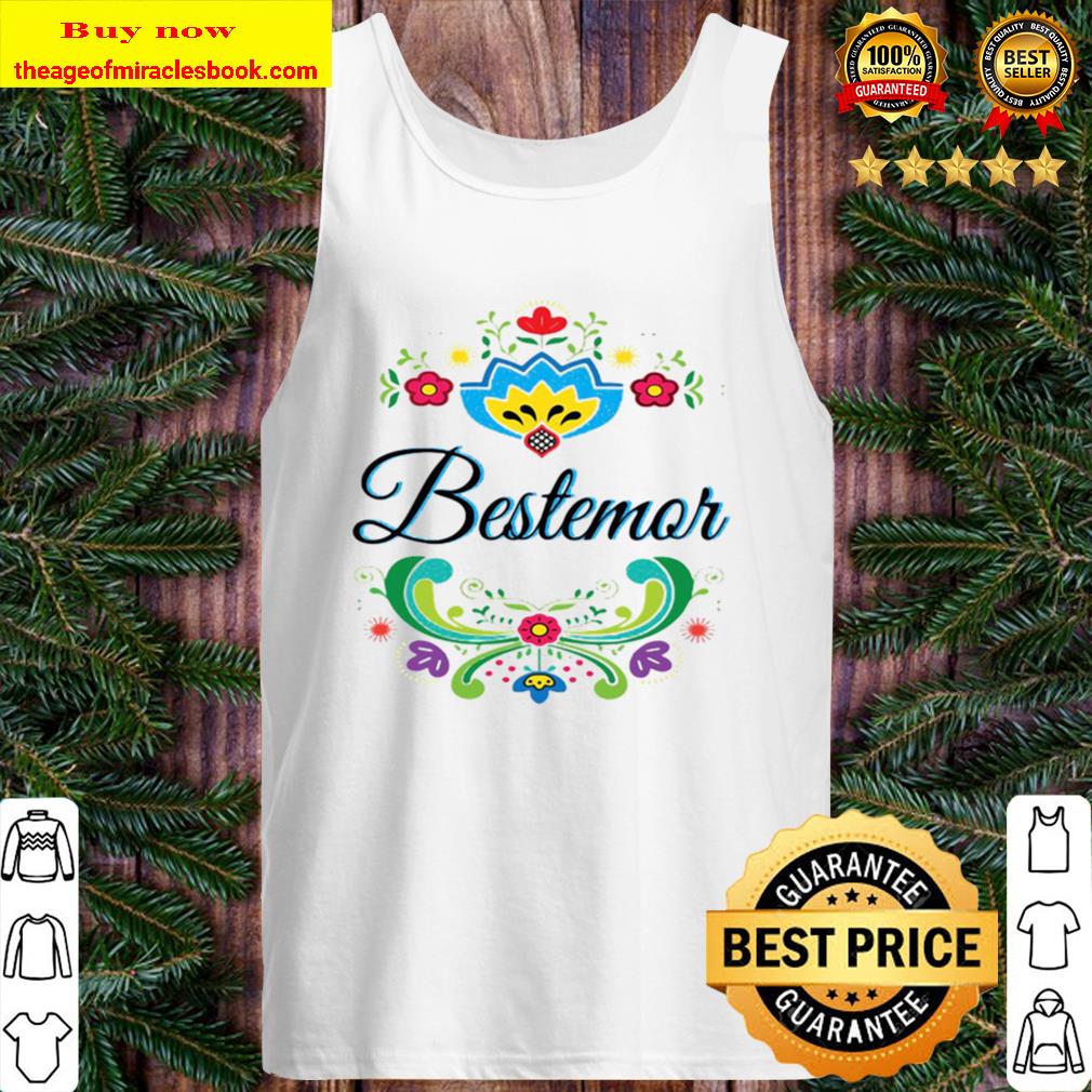 Bestemor Norwegian Rosemaling Tank Top