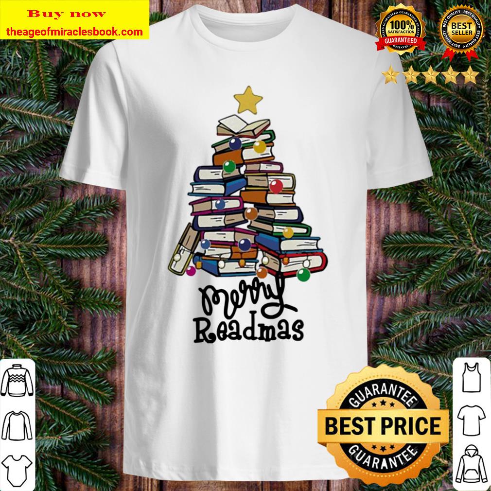 Books Merry Readmas New shirt, hoodie, tank top, sweater