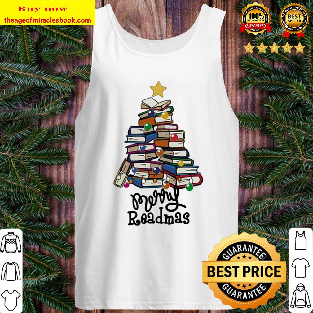 Books Merry Readmas Tank Top