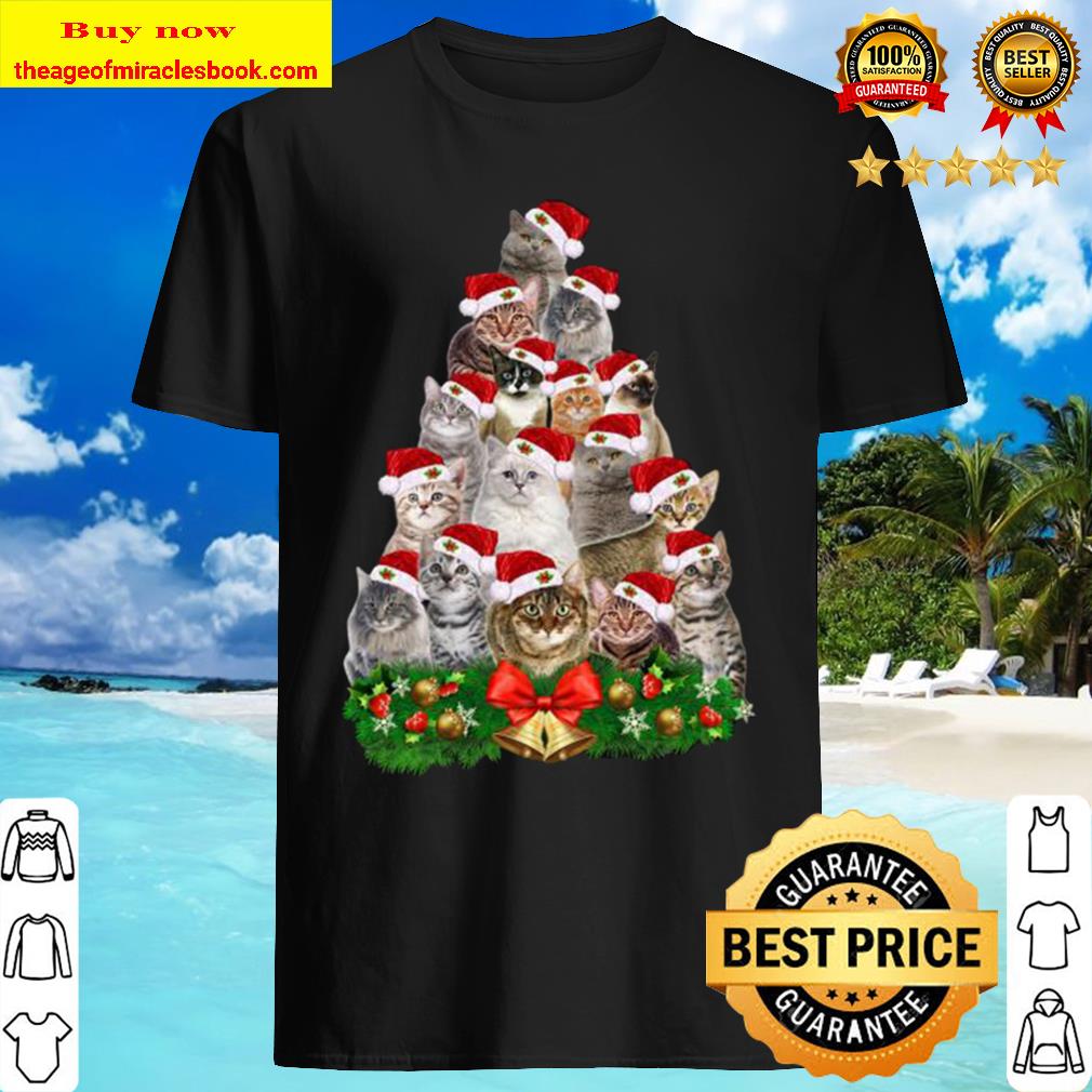 Cats Tree Merry Christmas Shirt, Hoodie, Tank top, Sweater