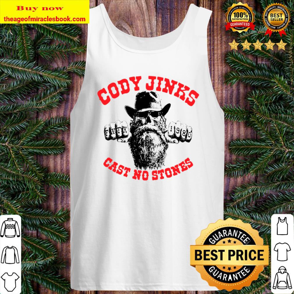 Cody Jinks Cast No Stones Tank Top