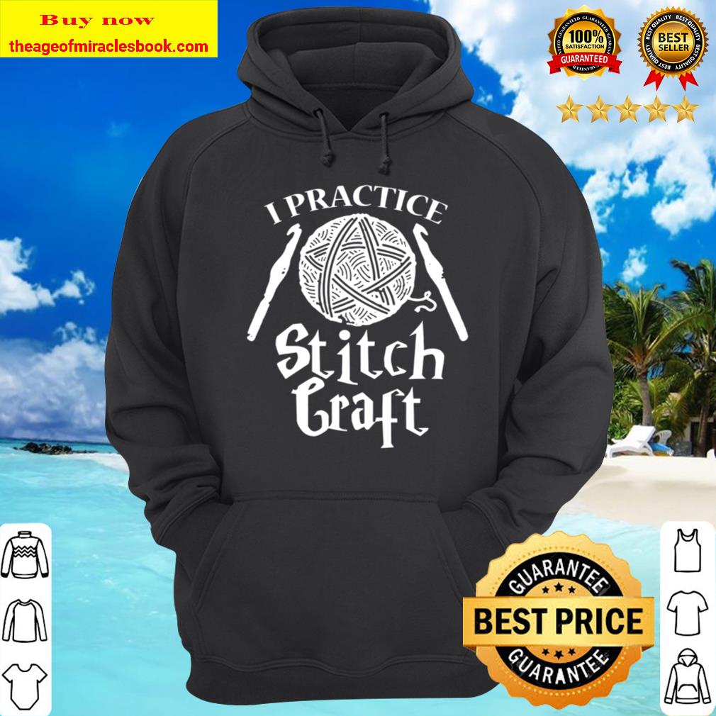 Crochet I practice Stitch Craft Hoodie