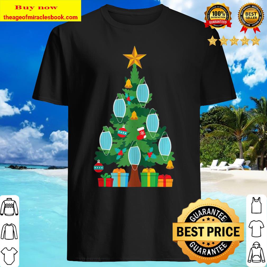 Face Mask Tree Funny Christmas Pajama For Family Face Shirt, Hoodie, Tank top, Sweater