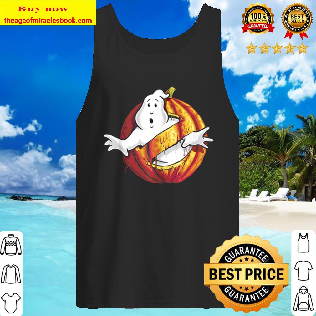 Ghostbusters Classic Logo Halloween Pumpkin Tank Top