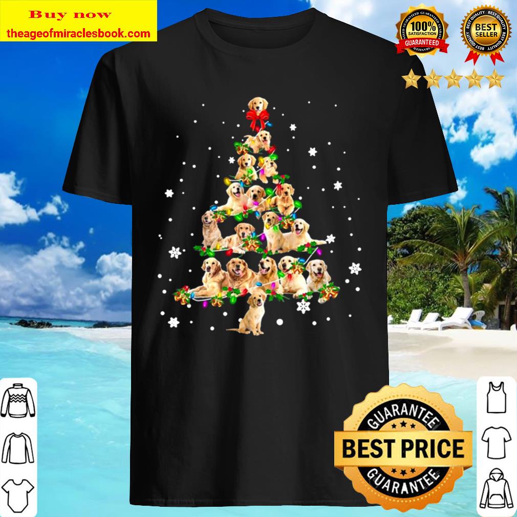 Golden Retriever Christmas Tree Sweatshirt, hoodie, tank top, sweater Golden Retriever Christmas Tree Sweatshirt, hoodie, tank top, sweater