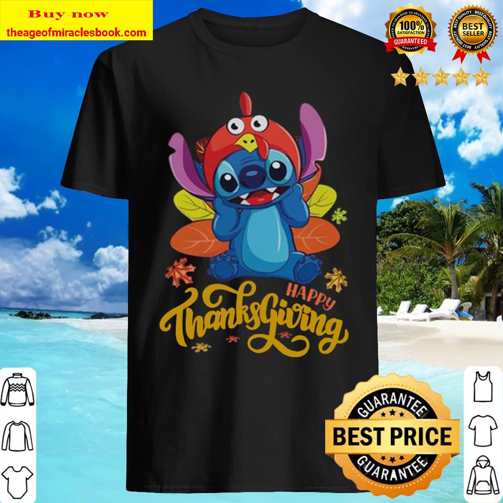 Happy Thanksgiving Stitch Hot Shirt, hoodie, tank top, sweater