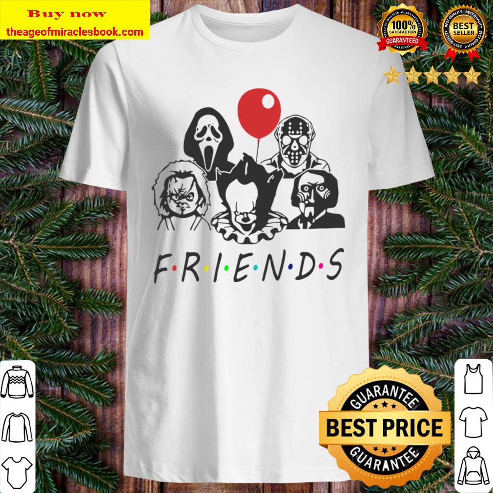 Halloween Horror Character Friends T-shirt Halloween Horror Character Friends T-shirt