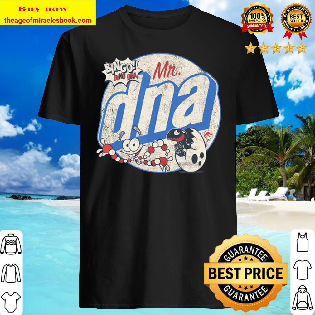Jurassic World Retro Mr. DNA Bingo Dino Logo Graphic T-Shirt
