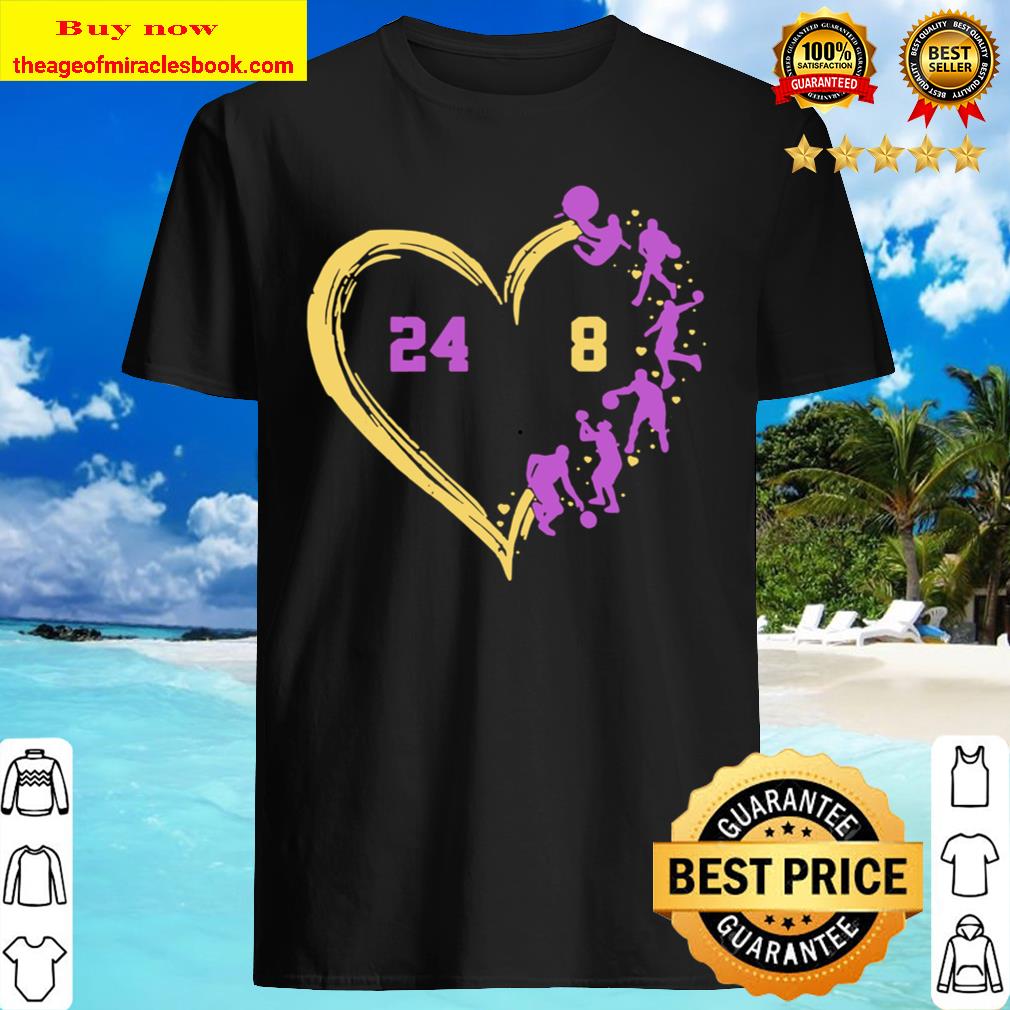 Kobe Bryant Heart 8 24 shirt