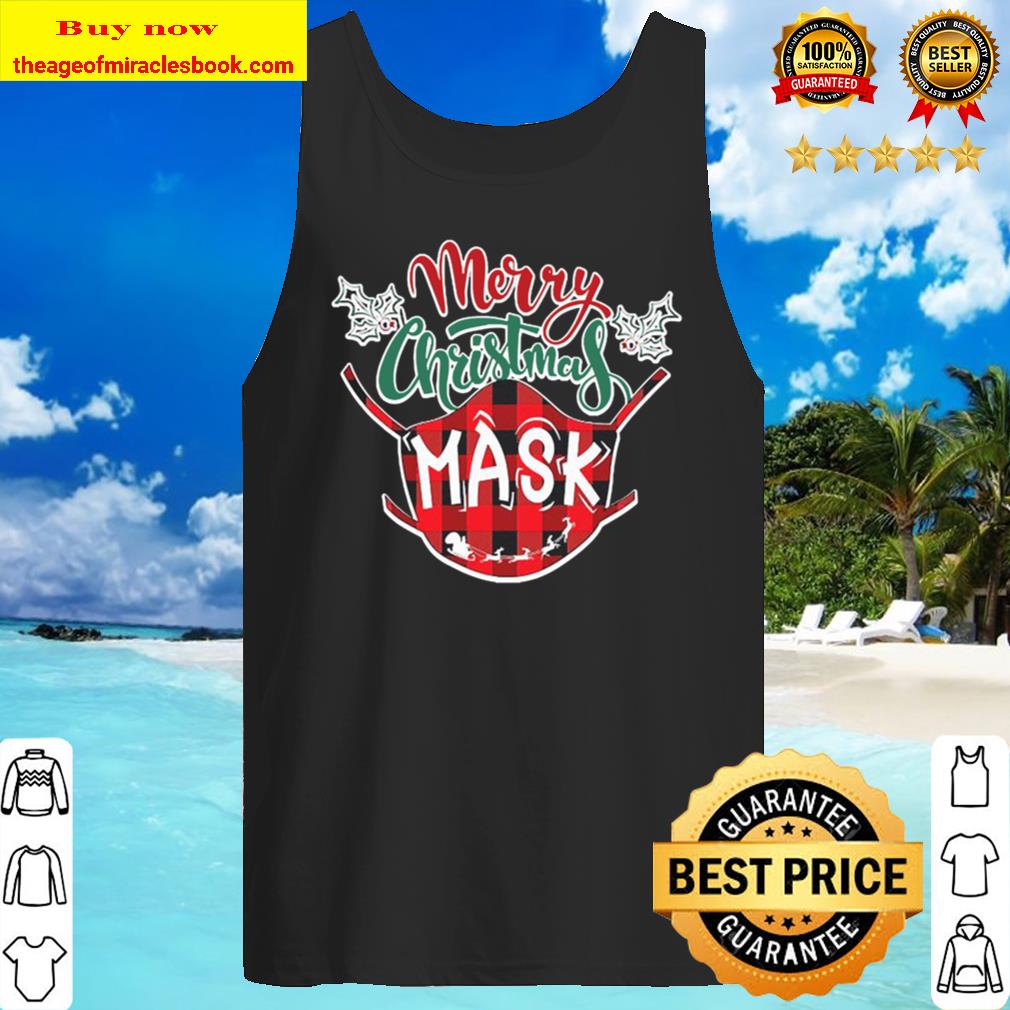 Merry Christmas Mask Tank Top