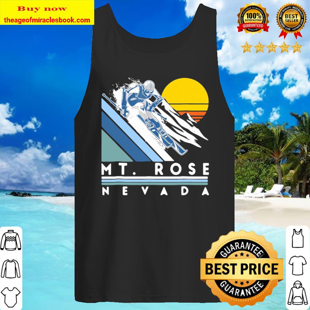 Mt Rose Nevada Retro Ski Tank Top