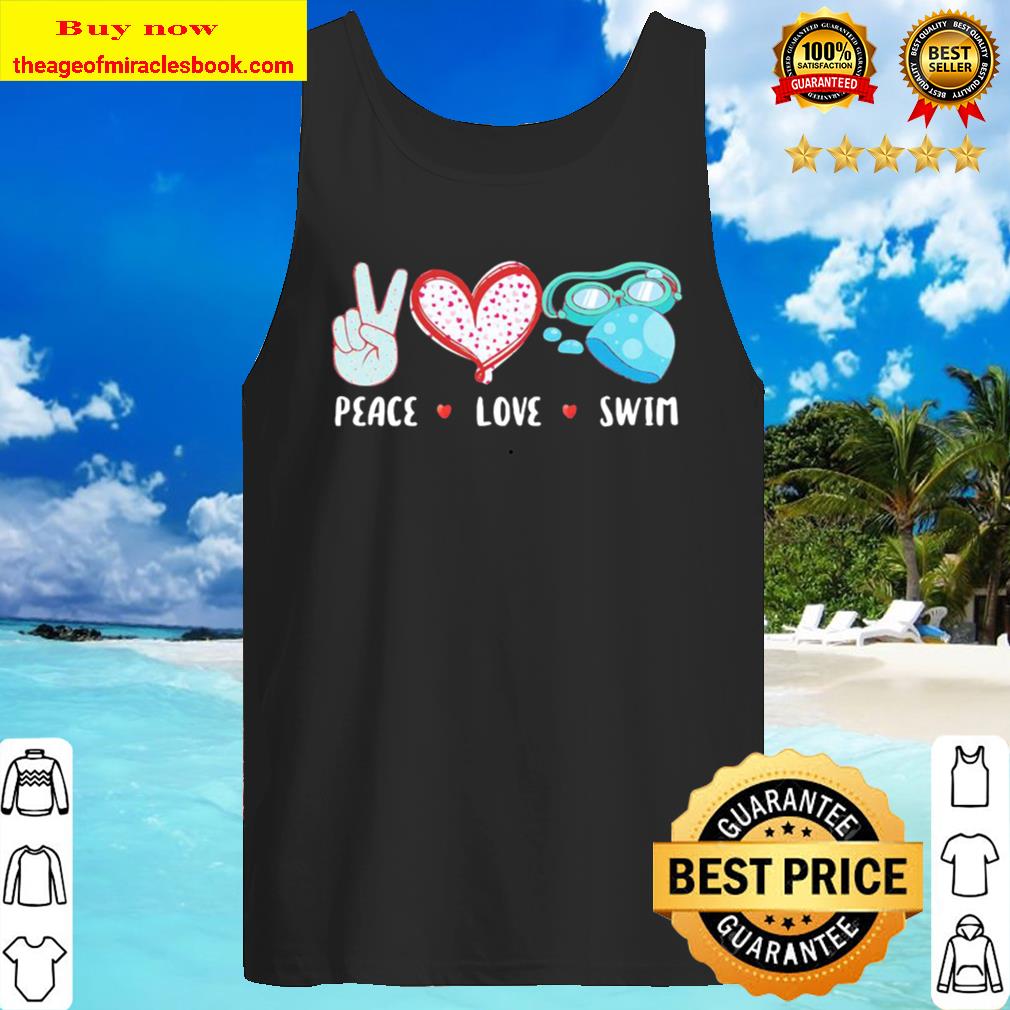 Peace Love Swim Tank Top