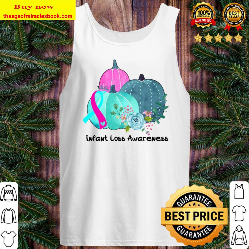 Pregnancy and Infant Loss Awareness Pumpkin Tank Top