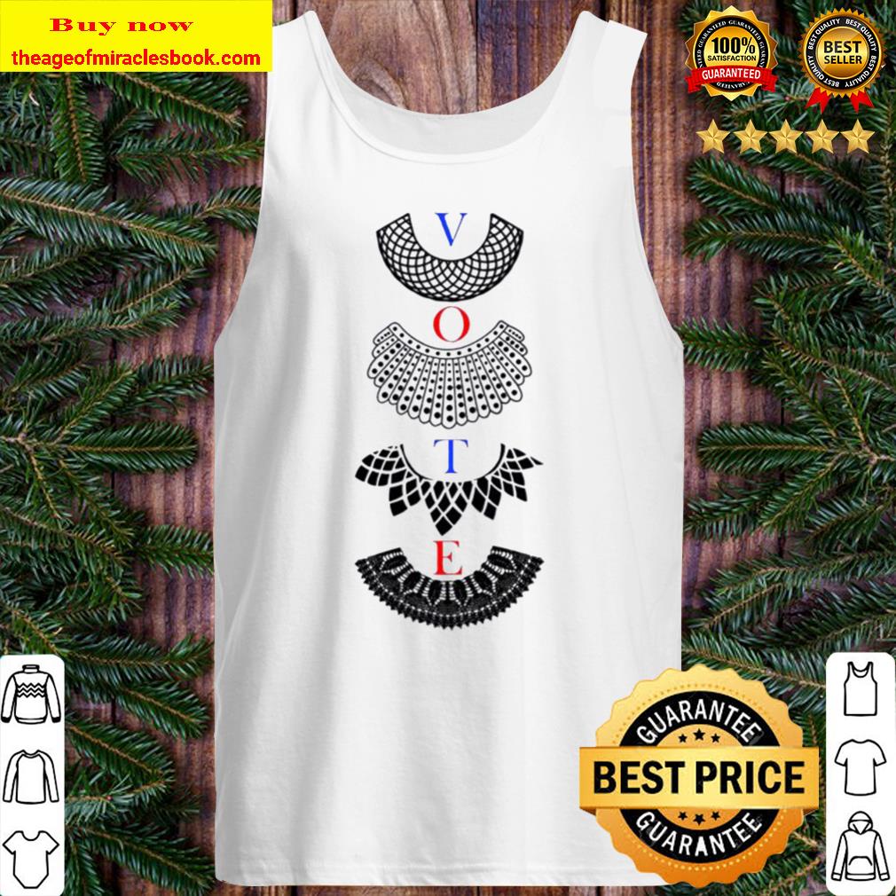 RBG Vote Collar RBG Notorious Ruth Bader Ginsburg Tank Top