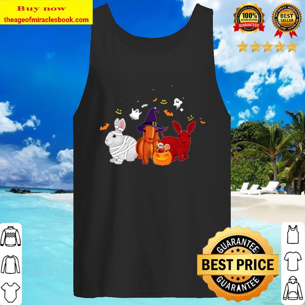 Rabbit Pumpkin Halloween Tank Top