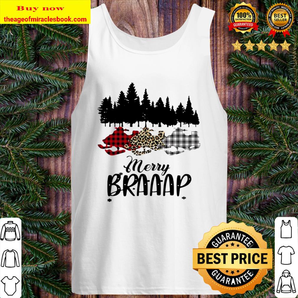 Snowmobile Merry Braaap Tank Top