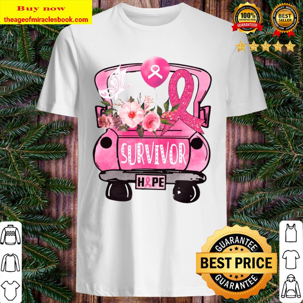 Survivor Hope Pink Ribbon Breast Cancer Awareness Shirt