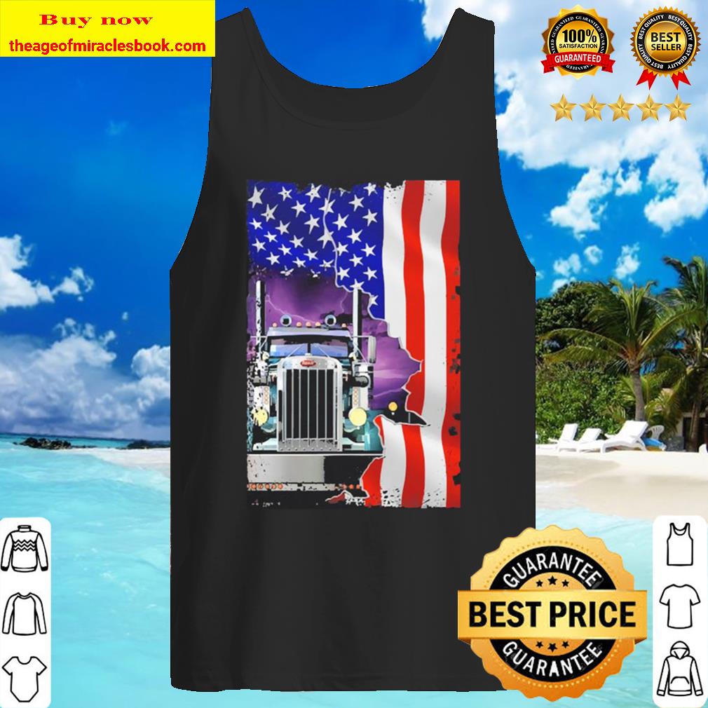 Trucker American Flag Tank Top