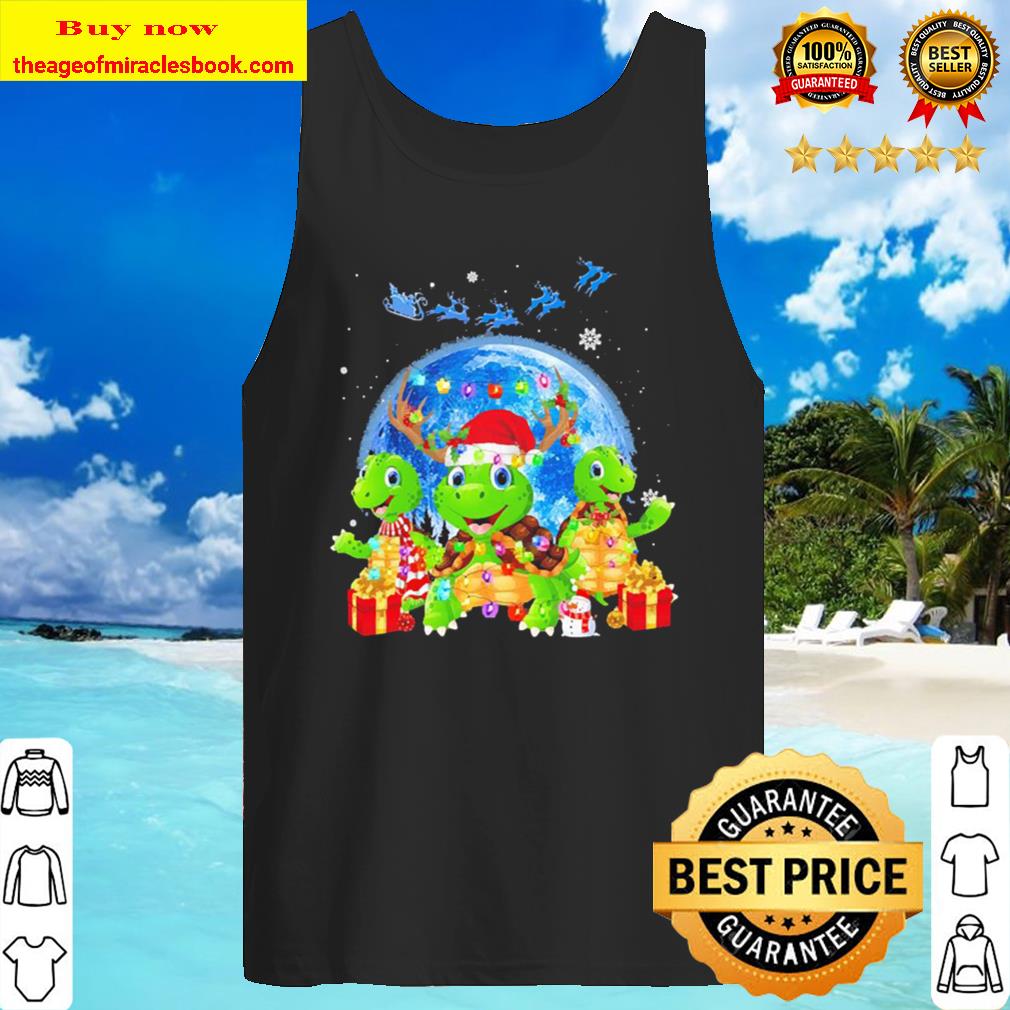 Turtles Merry Christmas Tank Top