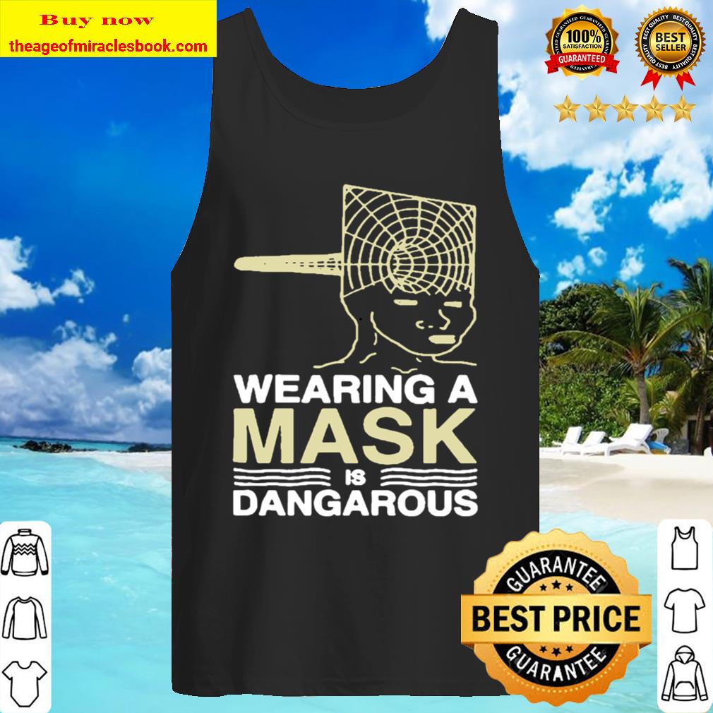 Wearing a mask meme trollface conspiracy theory Tank Top