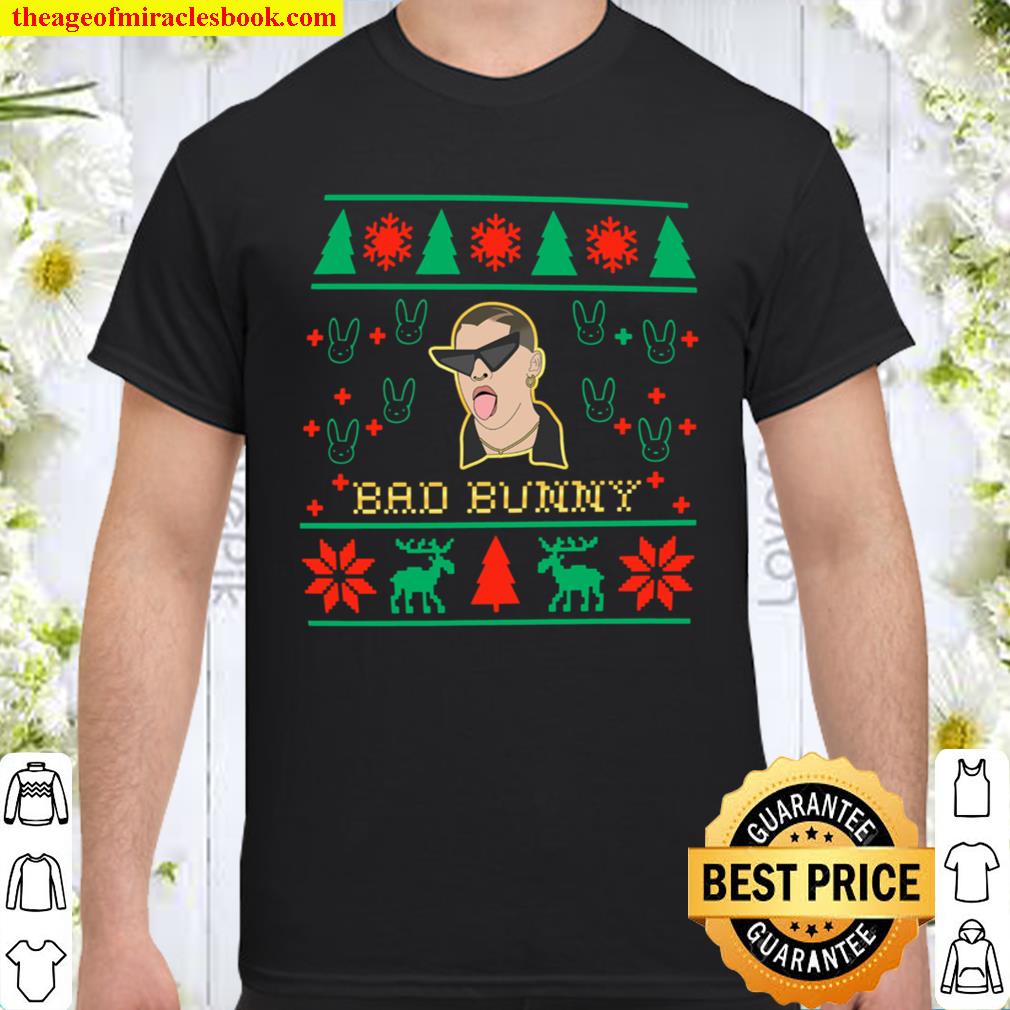 Bad bunny Christmas Shirt, Hoodie, Long Sleeved, SweatShirt Bad bunny Christmas Shirt, Hoodie, Long Sleeved, SweatShirt