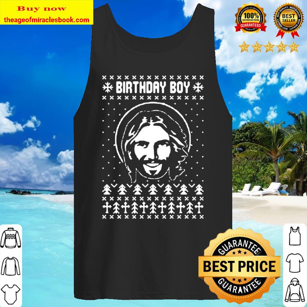 Birthday Boy Jesus Xmas Tank Top