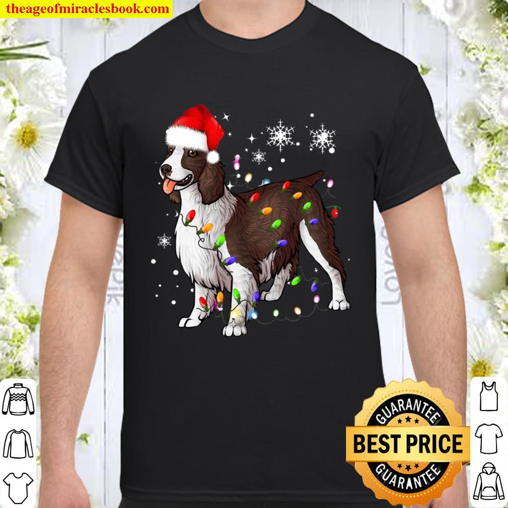 Christmas Lights English Springer Spaniel Dog new Shirt, Hoodie, Long Sleeved, SweatShirt Christmas Lights English Springer Spaniel Dog new Shirt, Hoodie, Long Sleeved, SweatShirt
