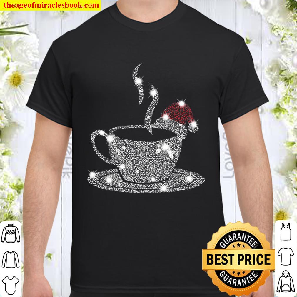 Coffee Diamond Santa Hat Christmas Shirt, Hoodie, Long Sleeved, SweatShirt