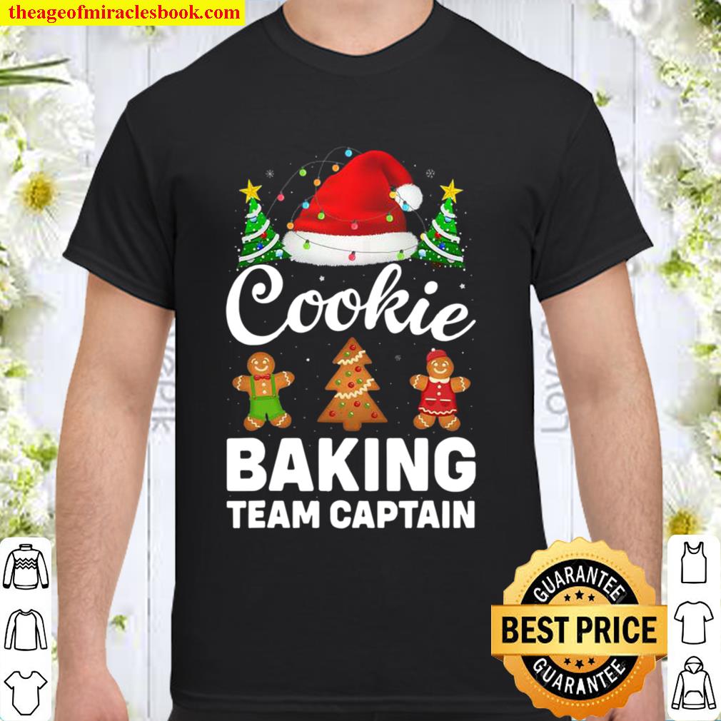 Cookie Baking Team Captain Christmas Family Gingerbread hot Shirt, Hoodie, Long Sleeved, SweatShirt