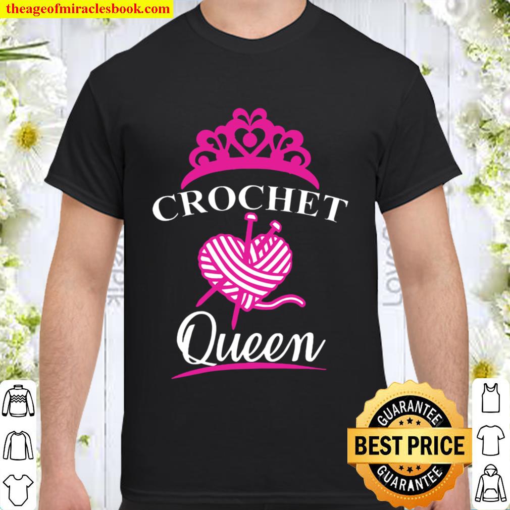 Crochet Queen Shirt, Hoodie, Long Sleeved, SweatShirt Crochet Queen Shirt, Hoodie, Long Sleeved, SweatShirt