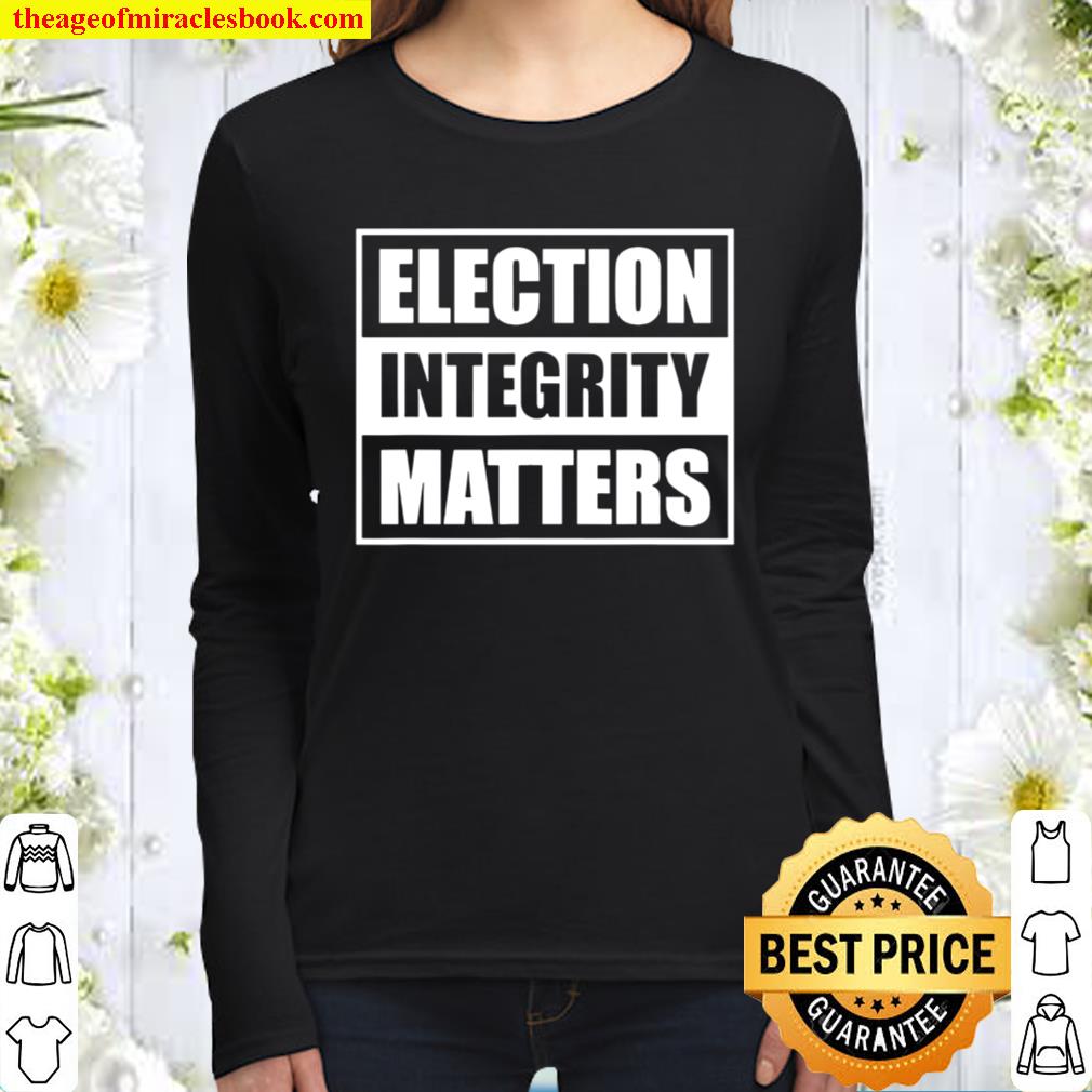 Alternative view of Election Integrity Matters Biden Trump 2020 Shirt, Hoodie, Long Sleeved, SweatShirt