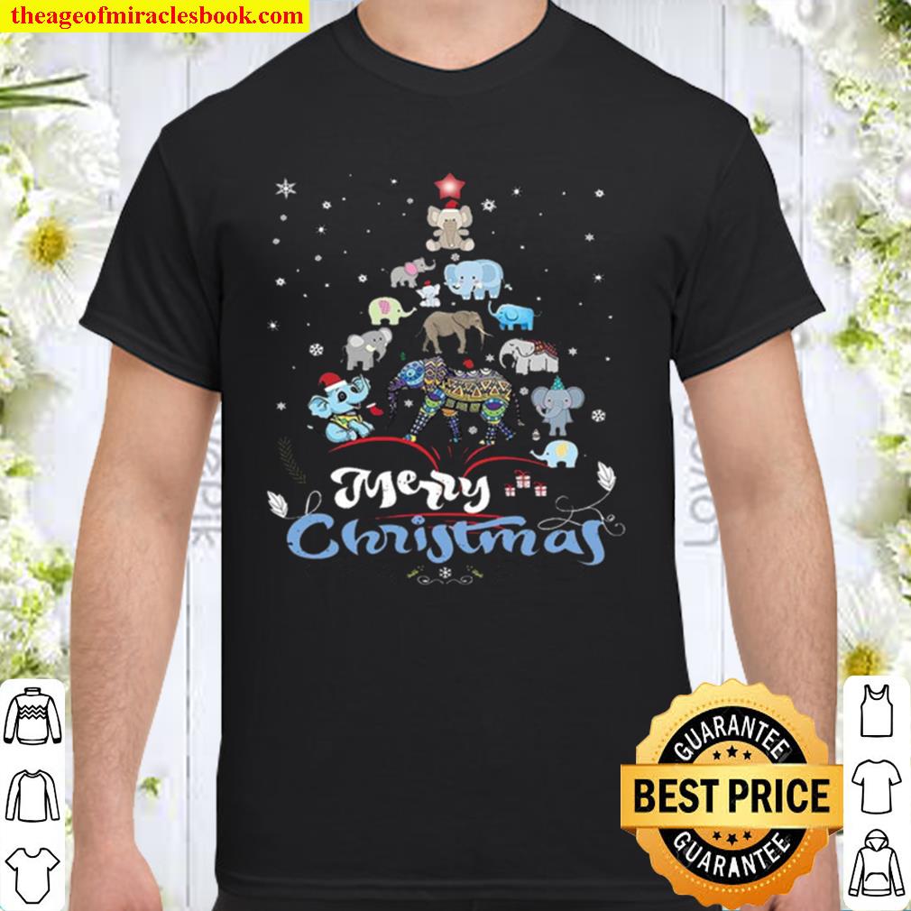 Elephants Merry Christmas Shirt, Hoodie, Long Sleeved, SweatShirt Elephants Merry Christmas Shirt, Hoodie, Long Sleeved, SweatShirt