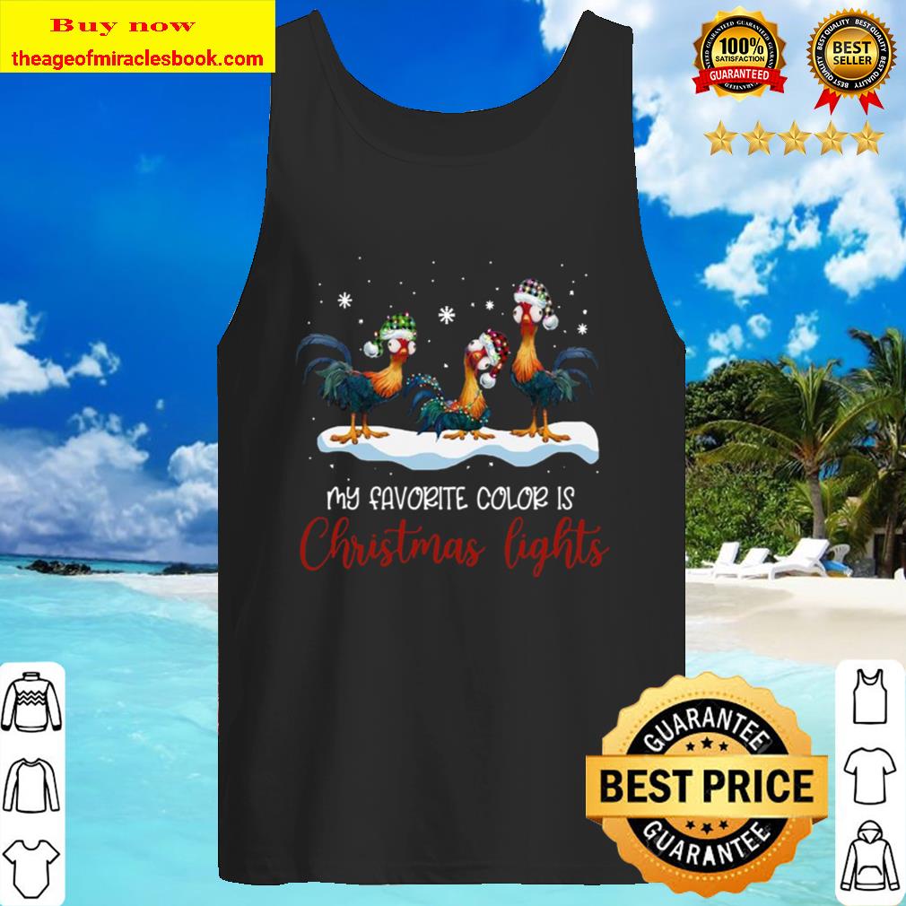 Hei Hei My Favorite Color Is Christmas Lights Tank Top