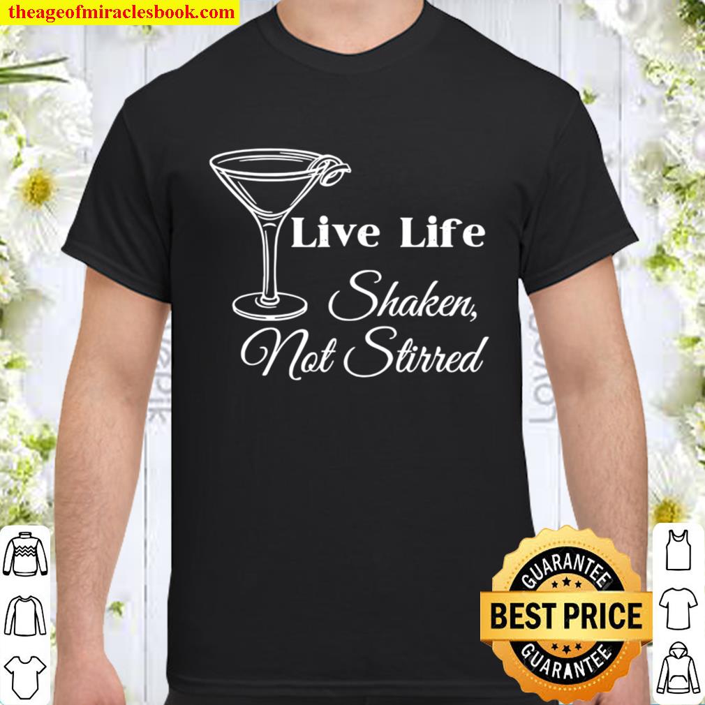 Live Life Shaken Not Stirred Rip Sean Connery Shirt, Hoodie, Long Sleeved, SweatShirt